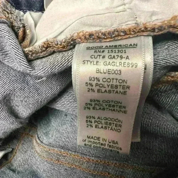 GOOD American Good Legs  Skinny Jeans in Blue003 Size 4/27 - Picture 8 of 9